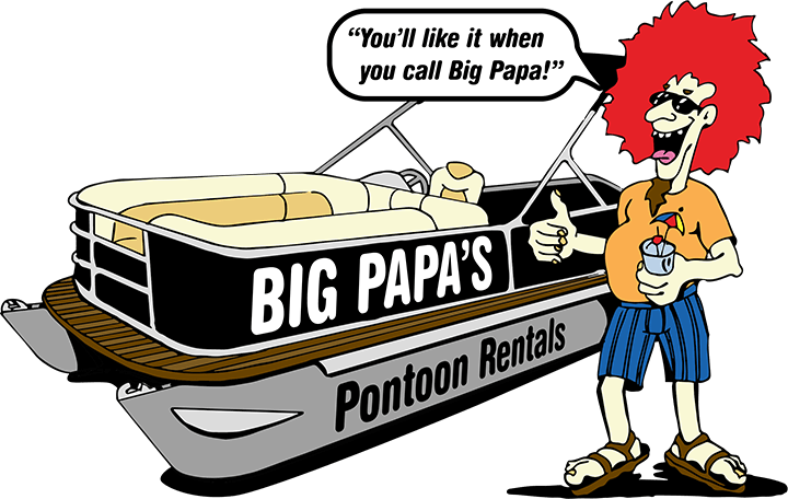 Big Papa's Pontoon Boat Rentals in Crystal Rock Lake, WI logo